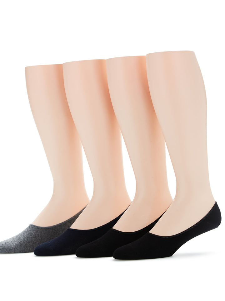 No Show Liner Sock, 4-Pack (New Dark Ast) 