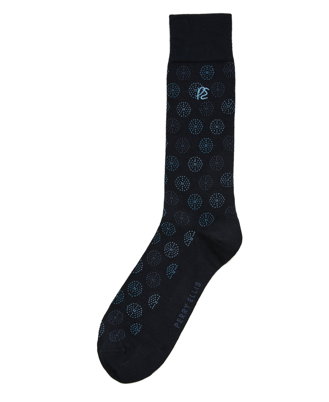 Bamboo Fashion Medallion Socks (Dk Sapphire) 
