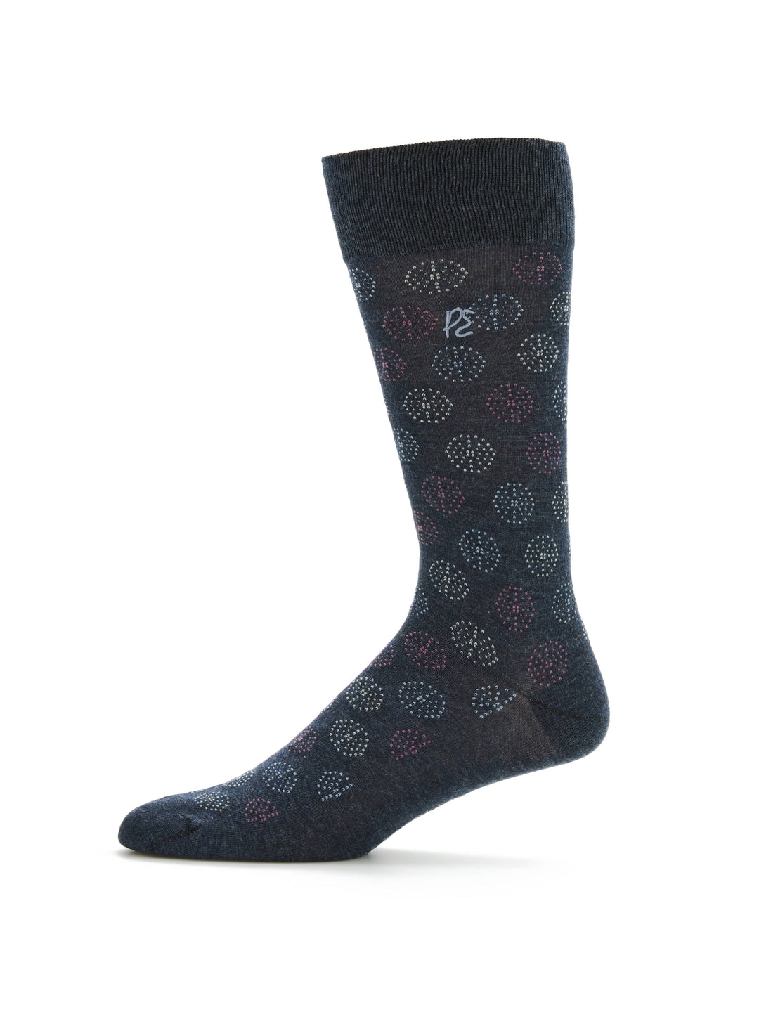 Bamboo Fashion Medallion Socks (True Dnm Hth) 