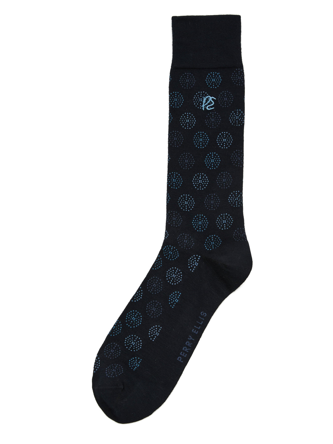 Bamboo Fashion Medallion Socks (Dk Sapphire) 