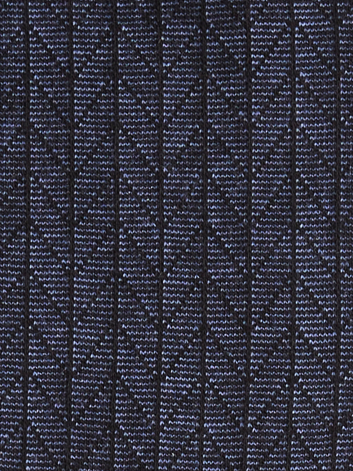 Bamboo Herringbone Patterned Crew Socks (Anthracite) 