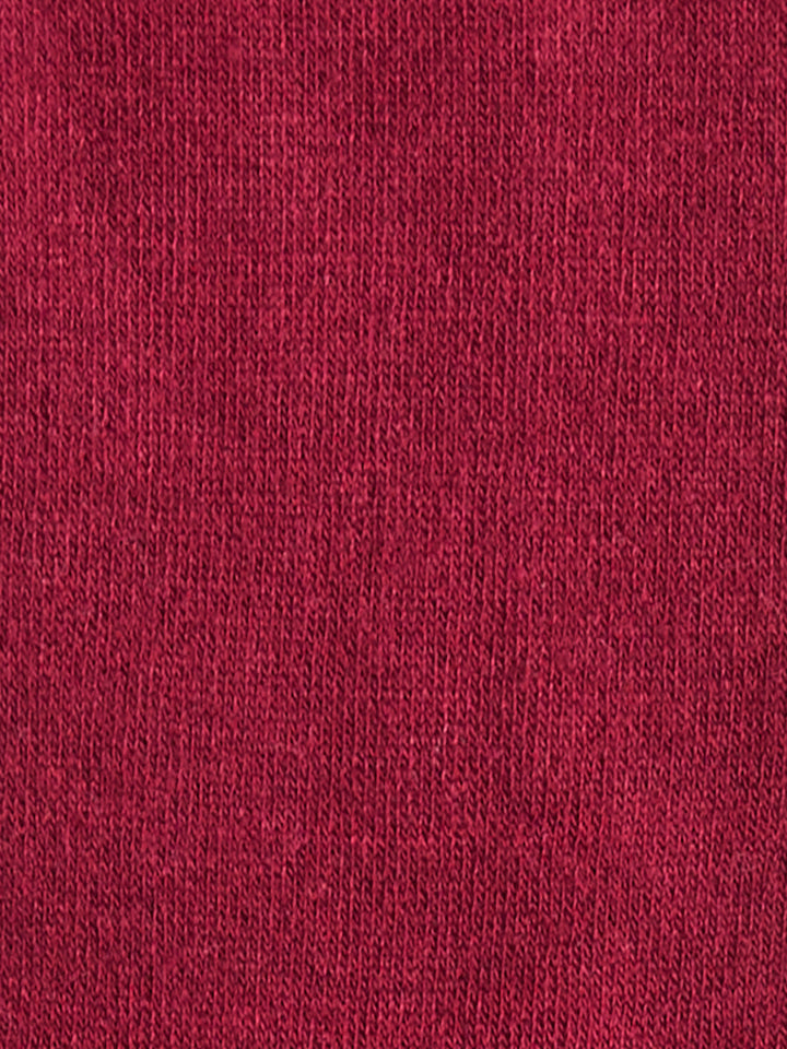 Bamboo Logo Crew Socks (Cabernet) 