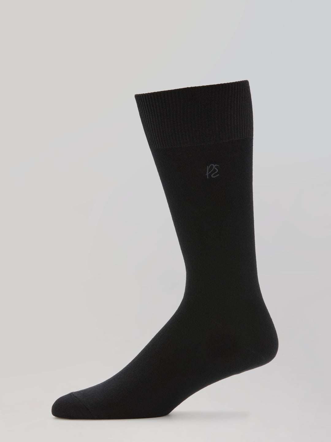 Bamboo Logo Crew Socks (Black) 