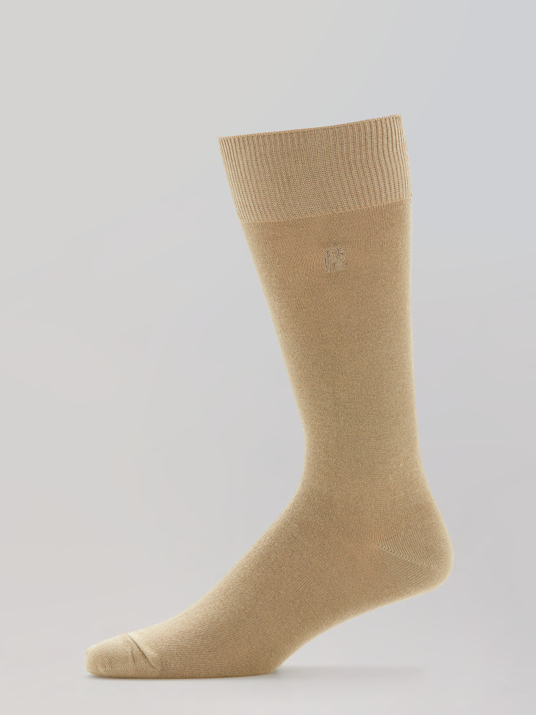 Bamboo Logo Crew Socks (Khaki) 