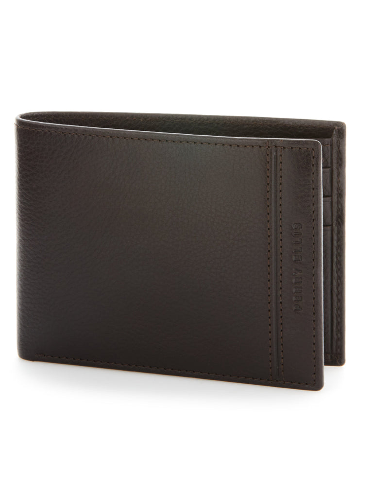 Brown Genuine Leather Glazed Wallet – Perry Ellis