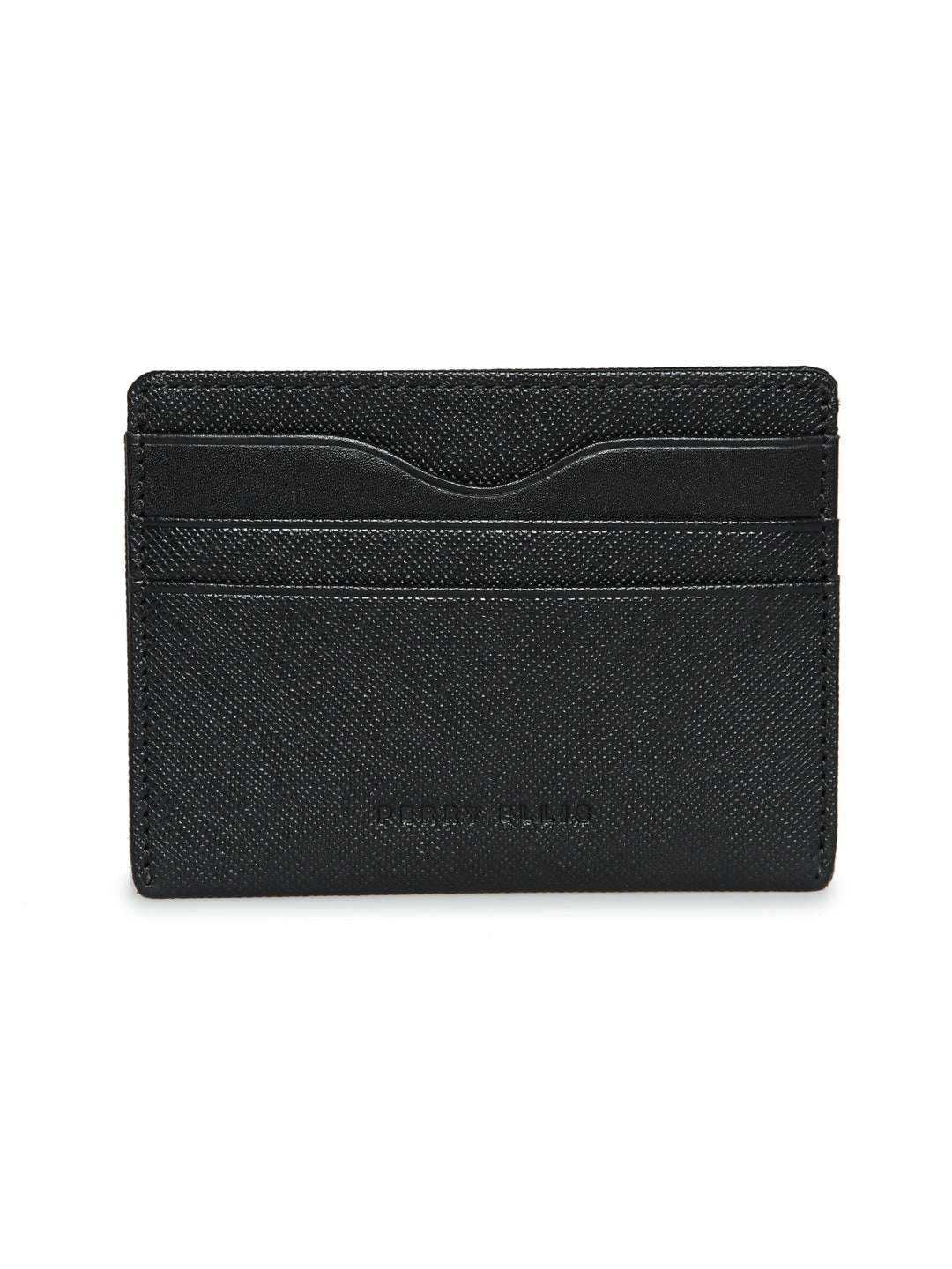 Genuine Leather Card Case ID Wallet (Blk) 