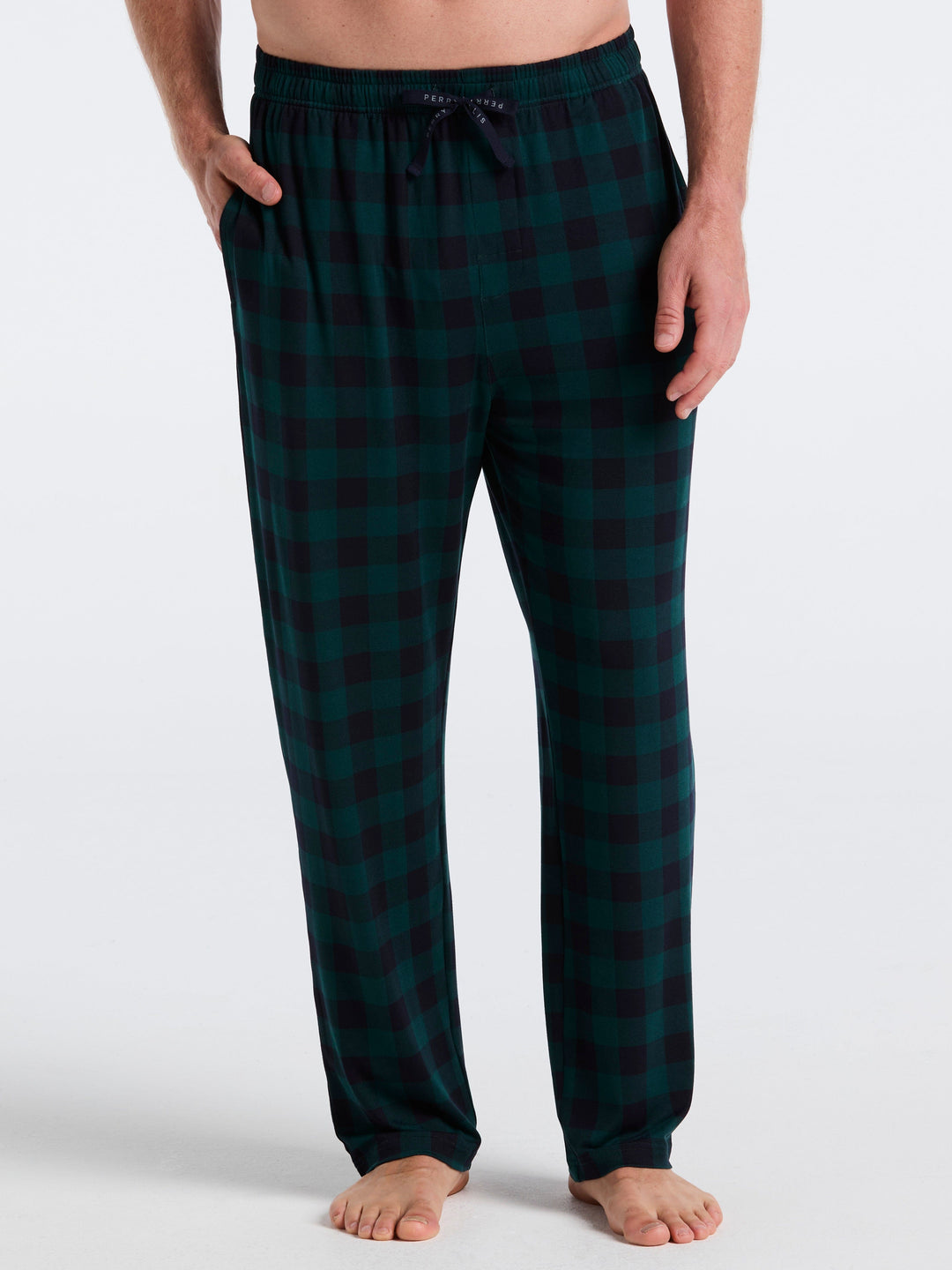 Deluxe Touch Buffalo Plaid Sleep Pant (June Bug) 