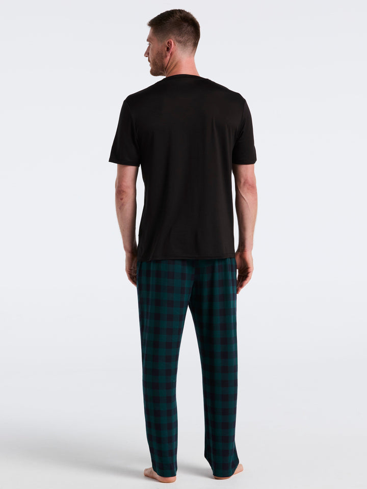Deluxe Touch Buffalo Plaid Sleep Pant (June Bug) 