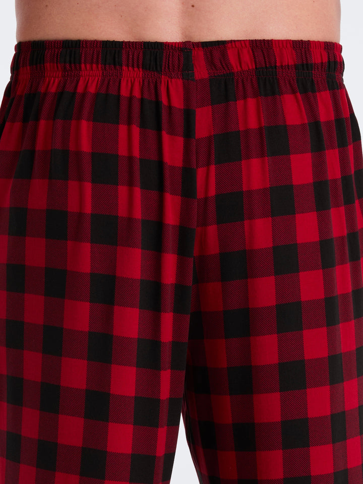Deluxe Touch Buffalo Plaid Sleep Pant (Chili Pepper) 
