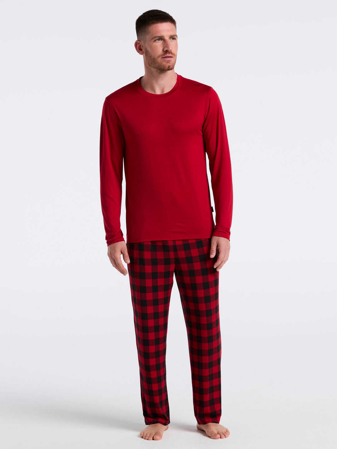 Deluxe Touch Buffalo Plaid Sleep Pant (Chili Pepper) 
