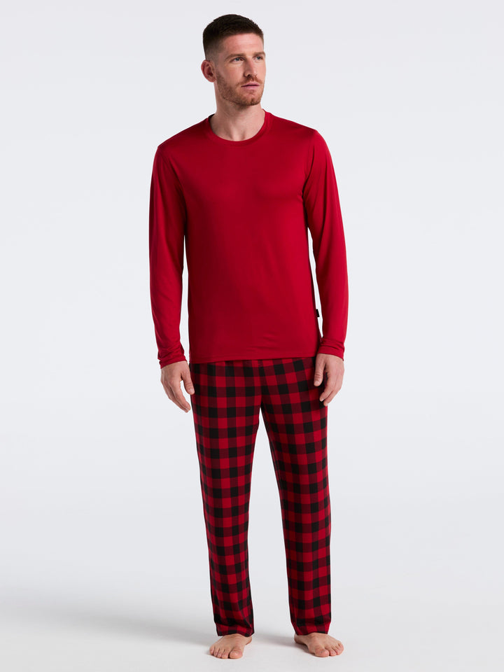 Deluxe Touch Buffalo Plaid Sleep Pant (Chili Pepper) 