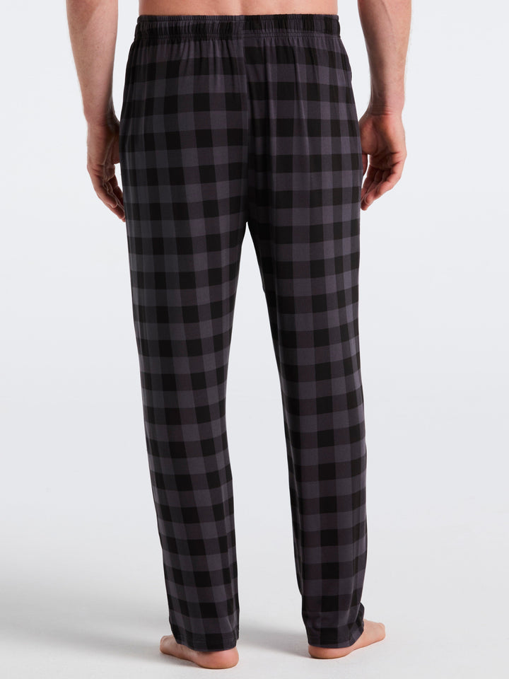 Deluxe Touch Buffalo Plaid Sleep Pant (Black Beauty) 