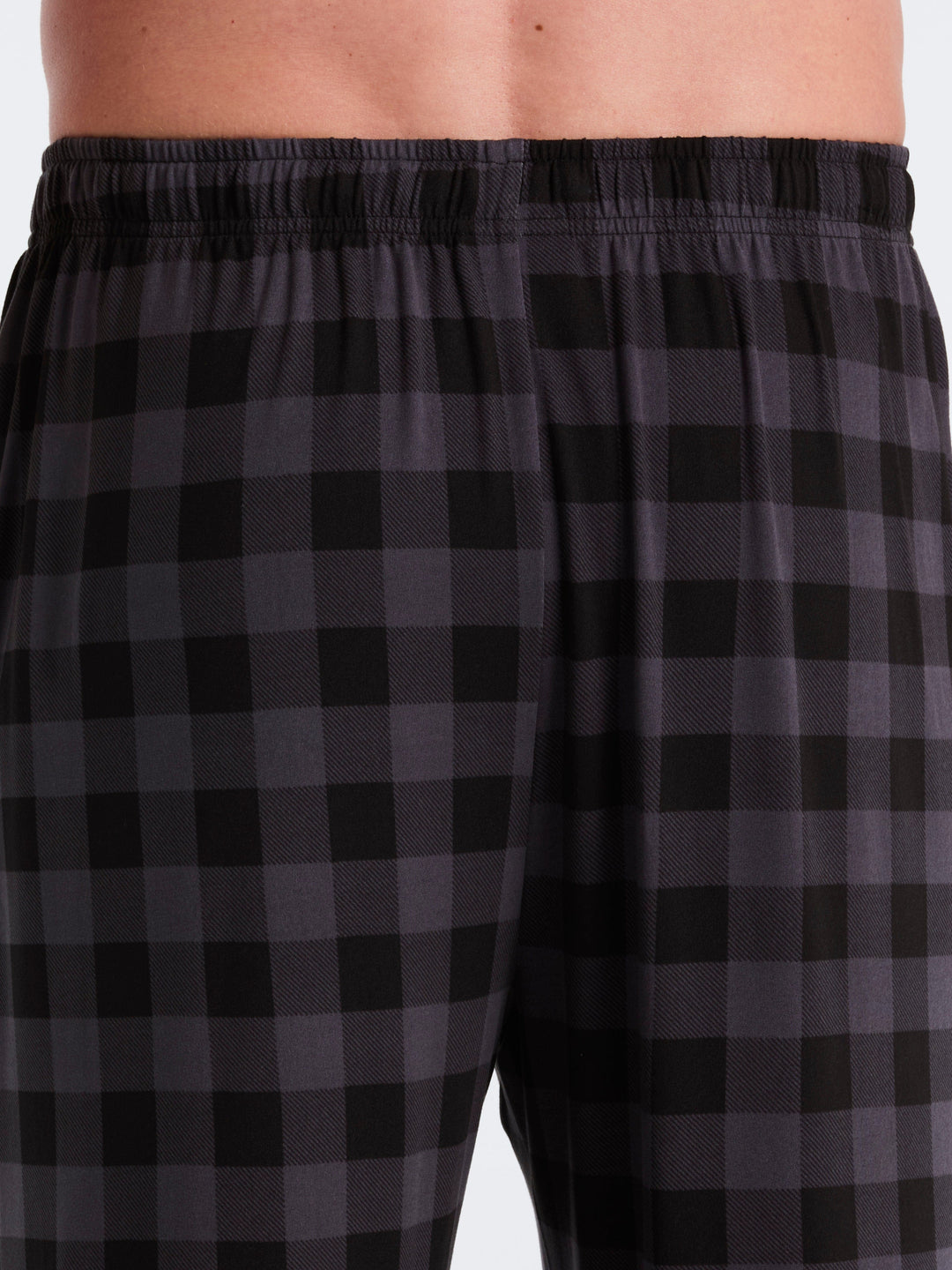 Deluxe Touch Buffalo Plaid Sleep Pant (Black Beauty) 