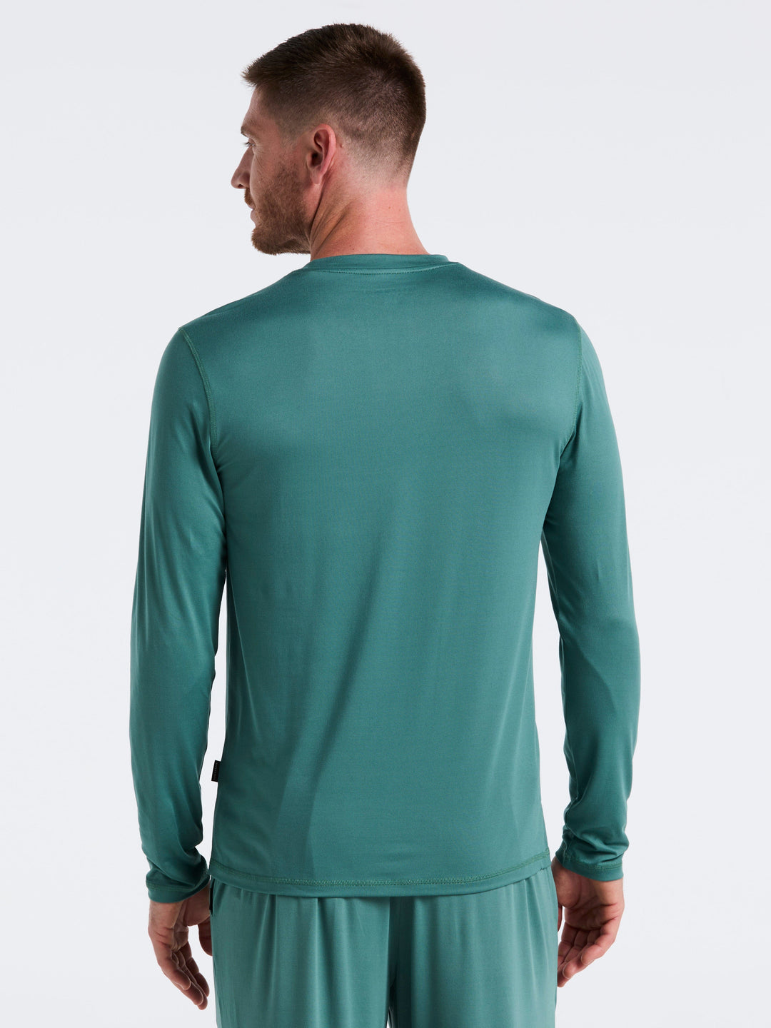 Deluxe Touch Crew Neck Long Sleeve (Sagebrush Green) 
