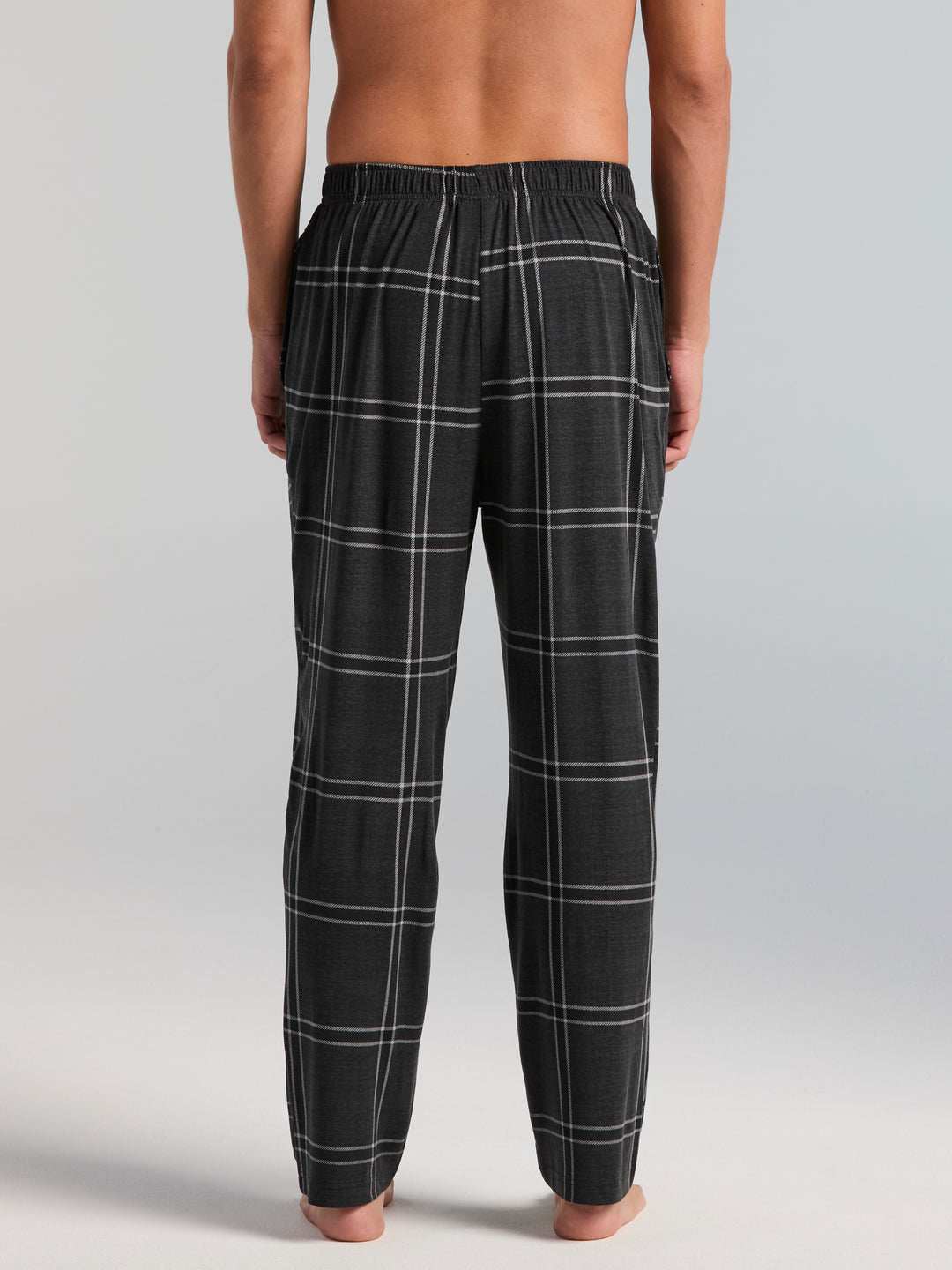 Deluxe Touch Plaid Sleep Pant (Black Beauty) 