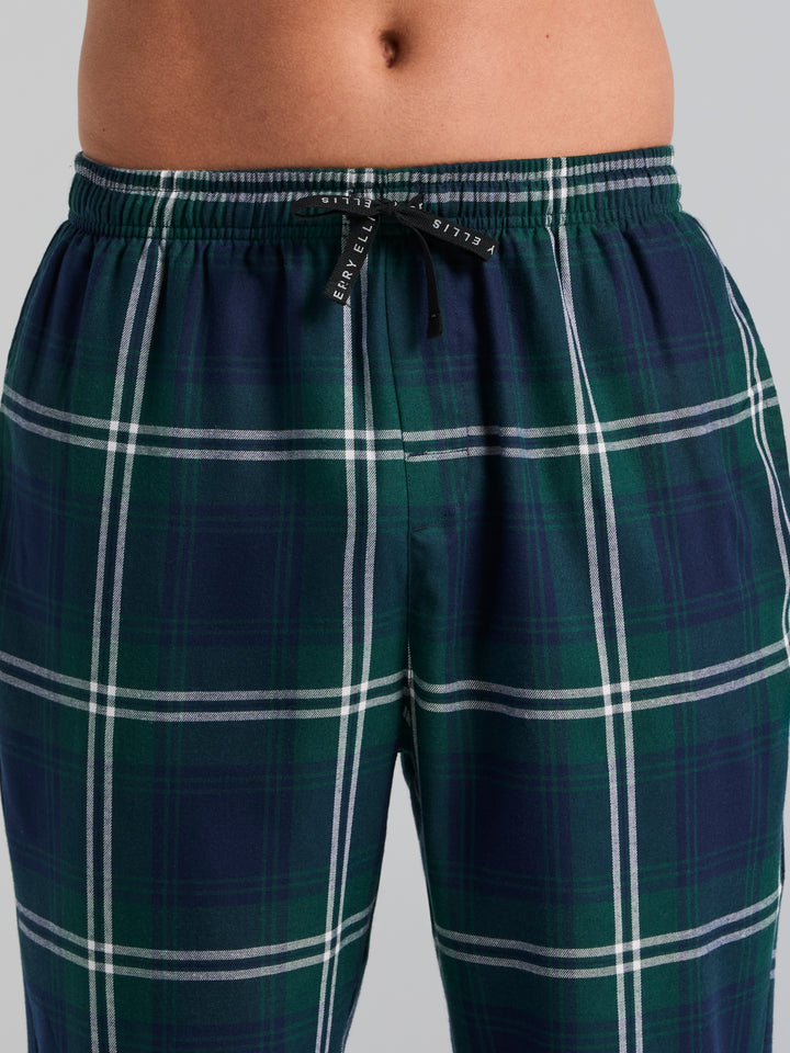 Men's Flannel Plaid Sleep Pant (June Bug) 