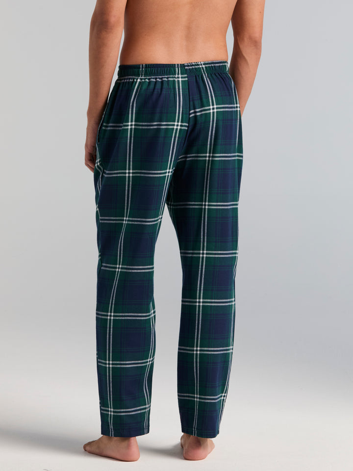 Men's Flannel Plaid Sleep Pant (June Bug) 