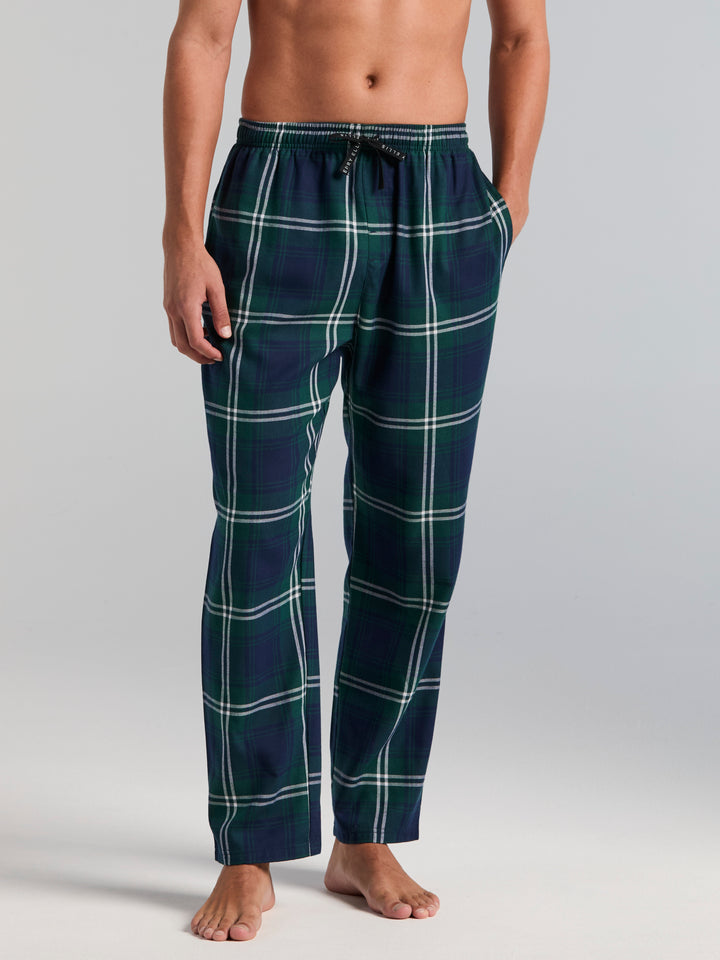 Men's Flannel Plaid Sleep Pant (June Bug) 