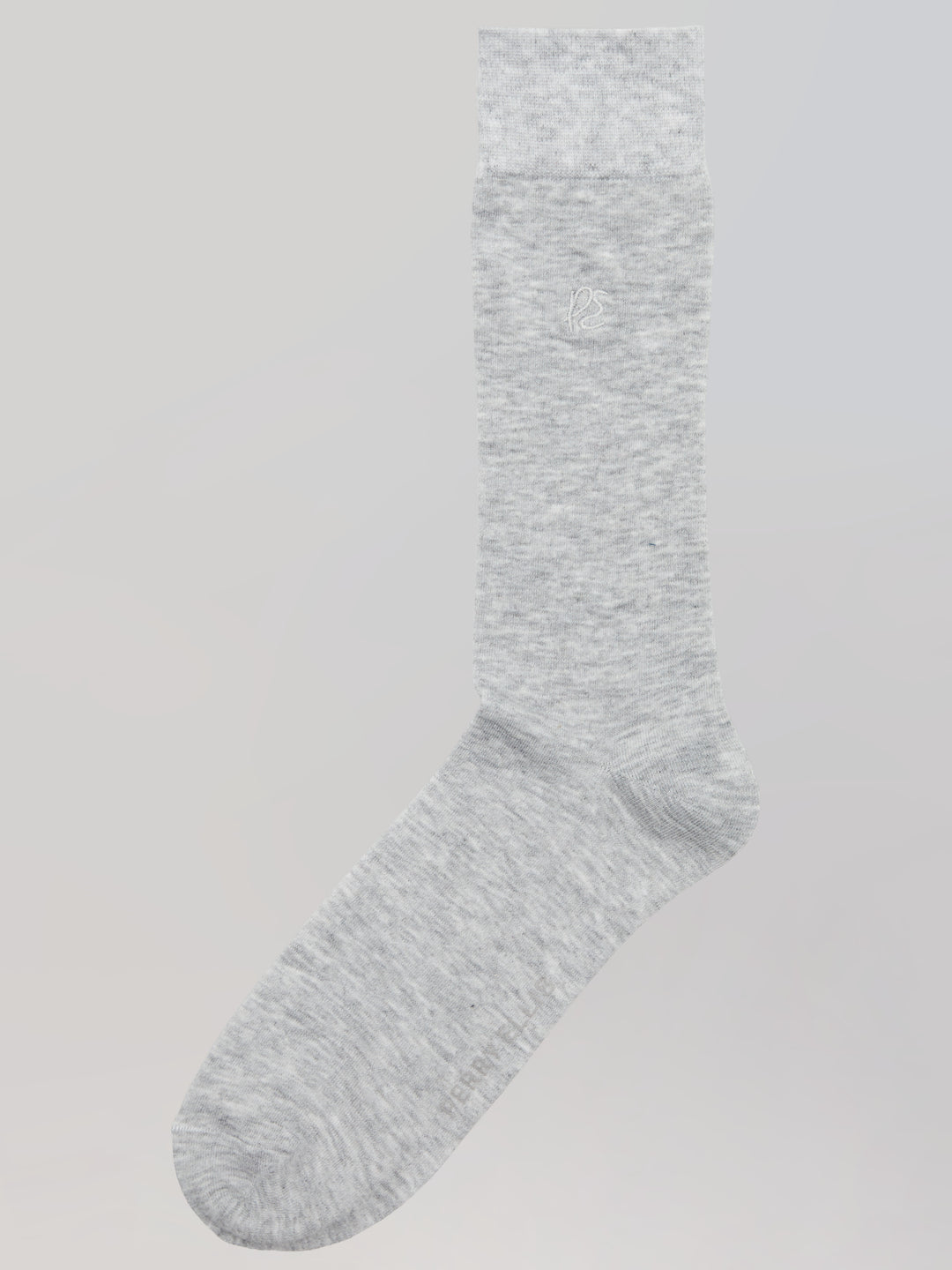 Heathered Patterned Blend Socks (New Gray) 