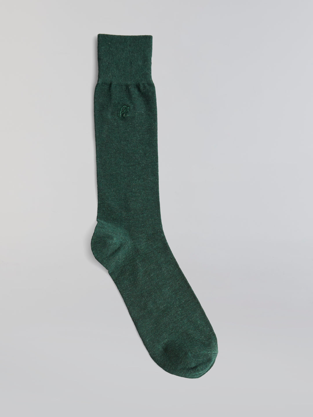 Heathered Patterned Blend Socks (Green) 