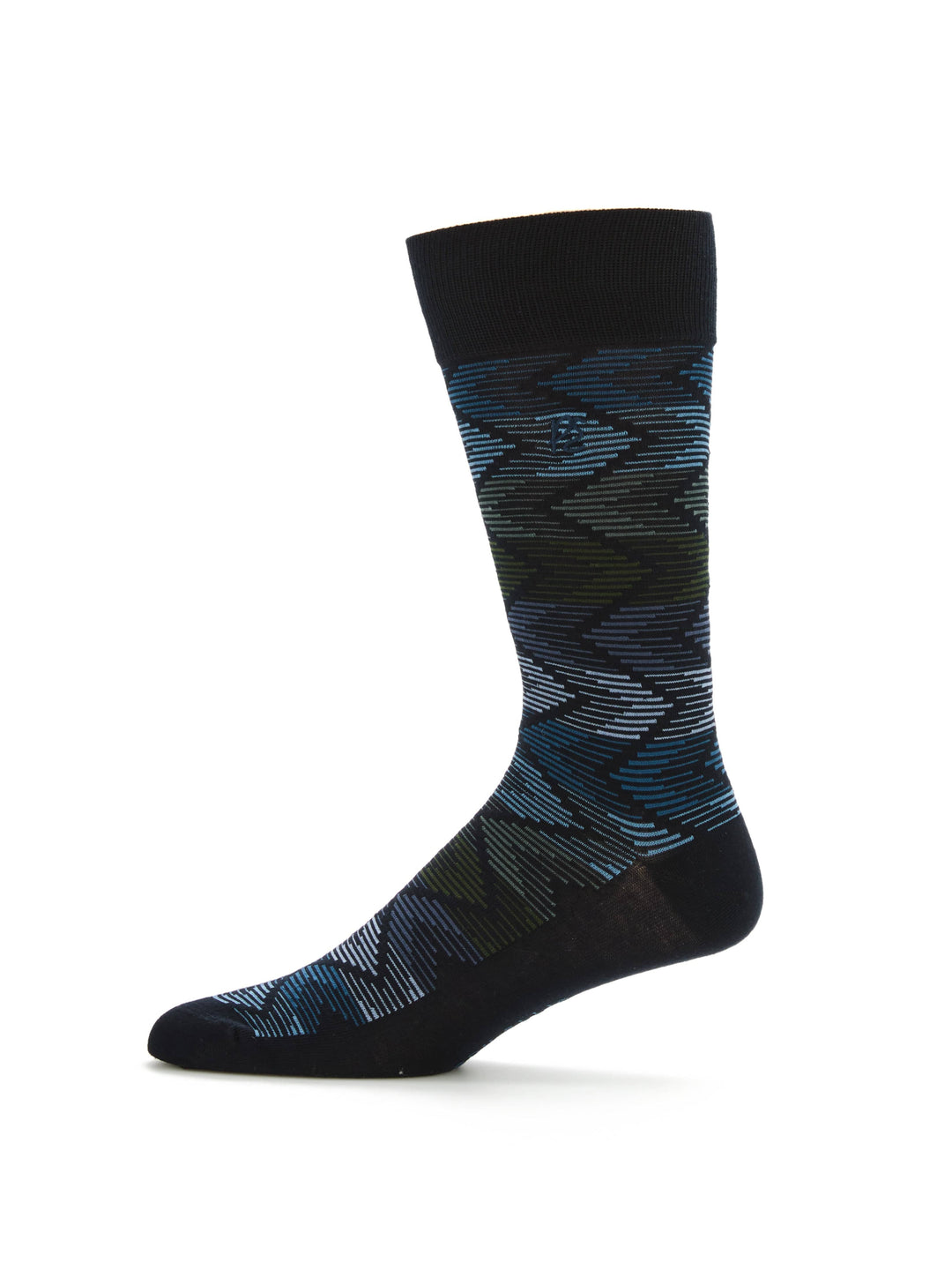 Herringbone Bamboo Socks (Dark Blue) 