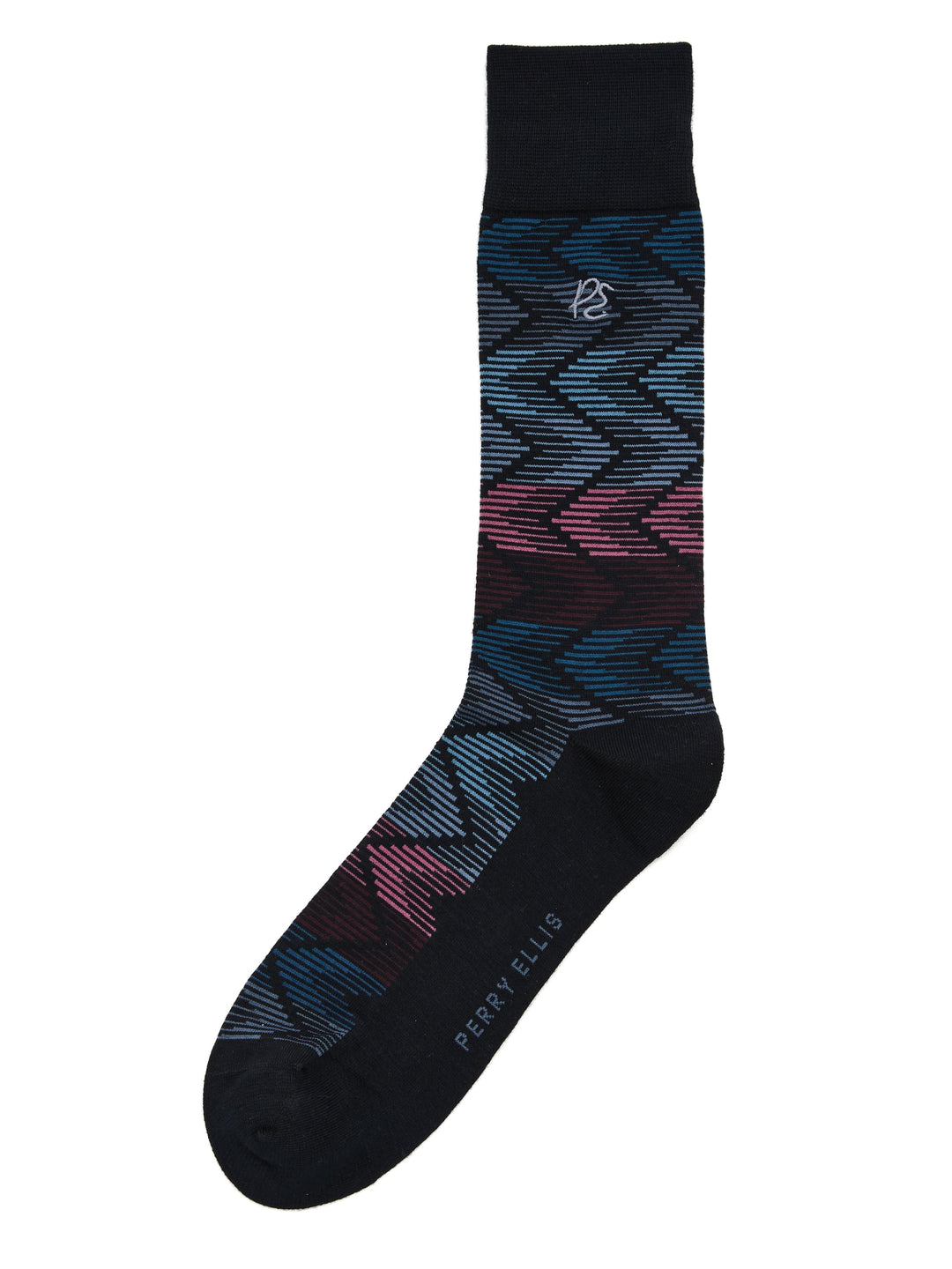 Herringbone Bamboo Socks (Dk Sapphire) 