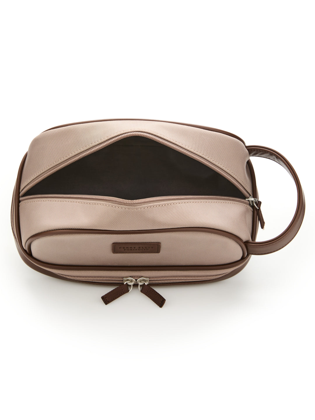 Khaki Polyester Small Leather Goods (Khaki) 