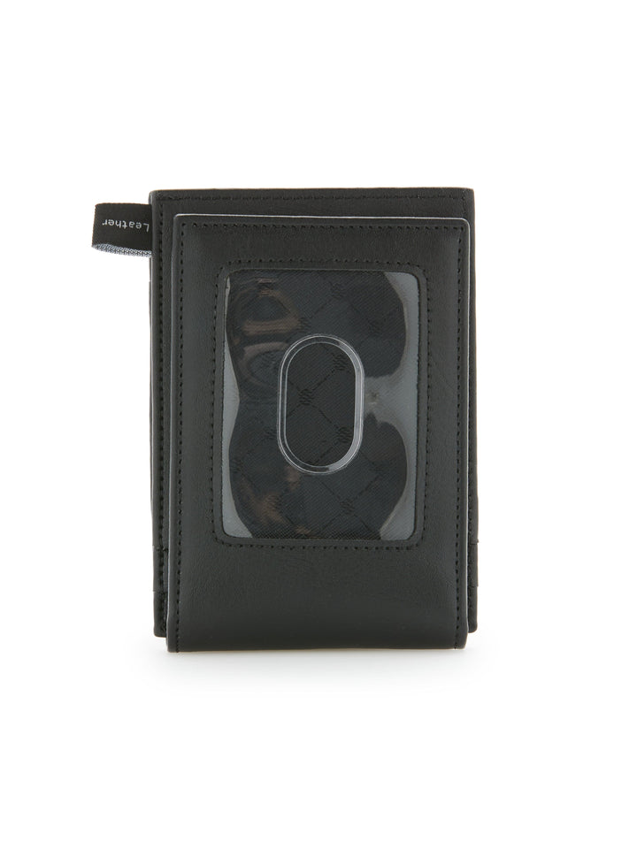 Leather Magnetic Wallet (Blk) 