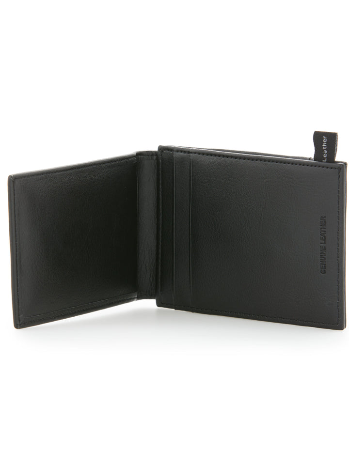 Leather Magnetic Wallet (Blk) 