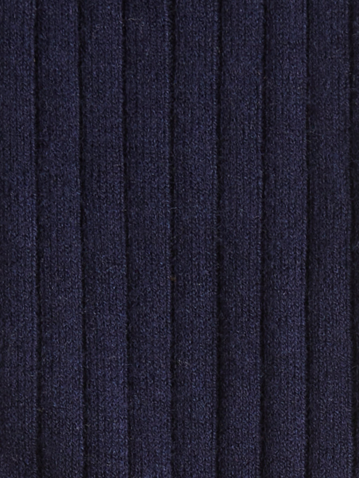 Merino Wool Blend Patterned Socks (New Blue) 
