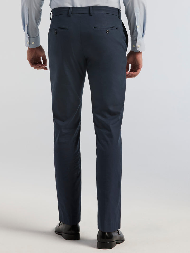 Modern Cotton Nylon Twill Dress Pant (Blue Nights) 