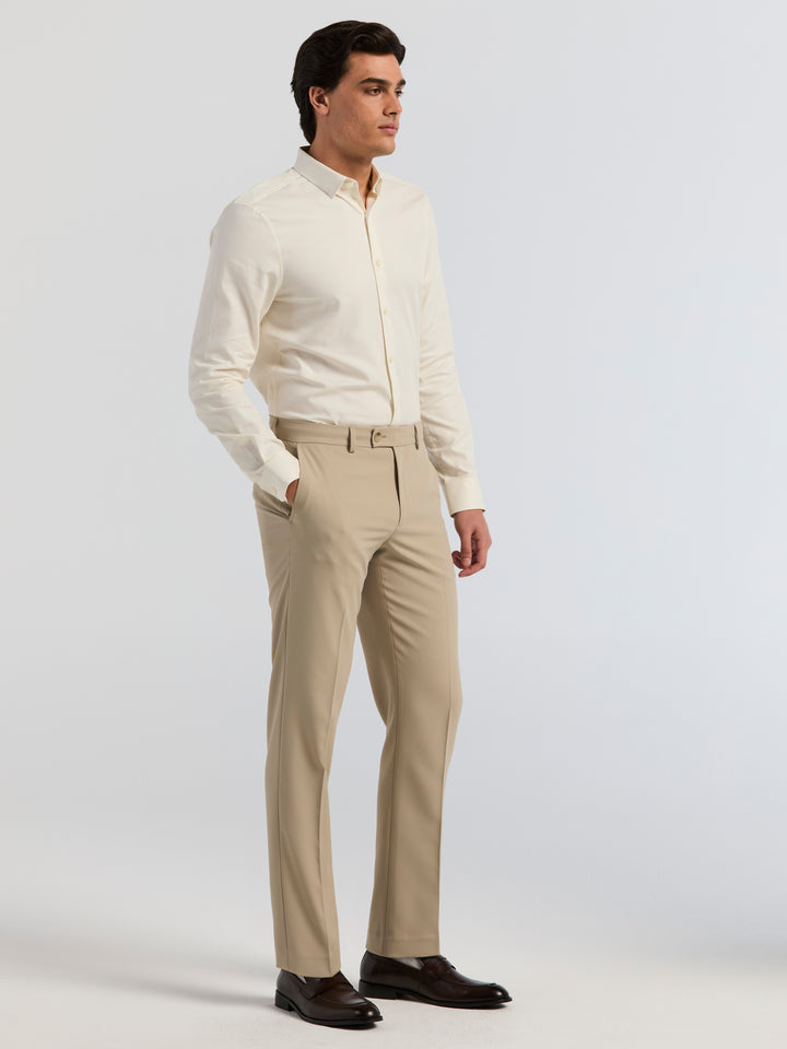 Modern Fit Recycled Twill Dress Pant (Aluminum) 