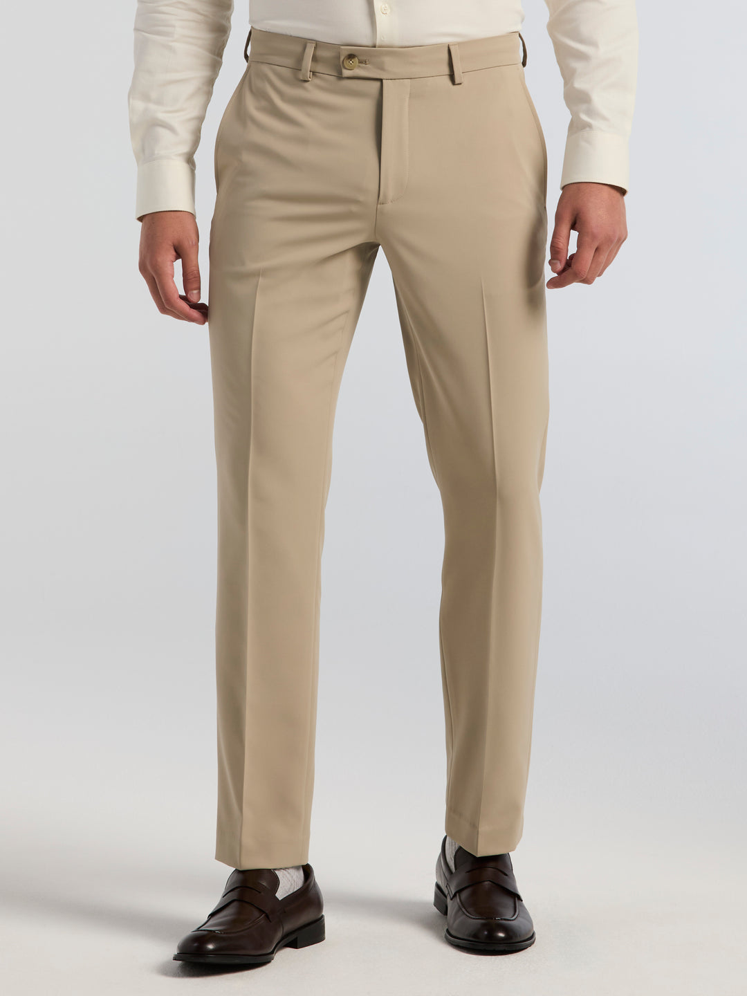 Modern Fit Recycled Twill Dress Pant (Aluminum) 