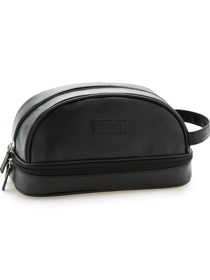 Pebble Travel Kit with Zip Top Closure (Blk) 