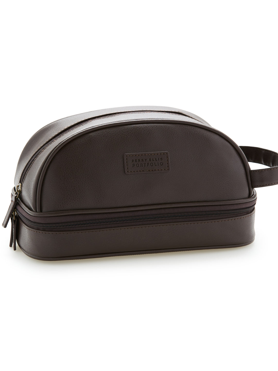 Pebble Travel Kit with Zip Top Closure (Brn) 