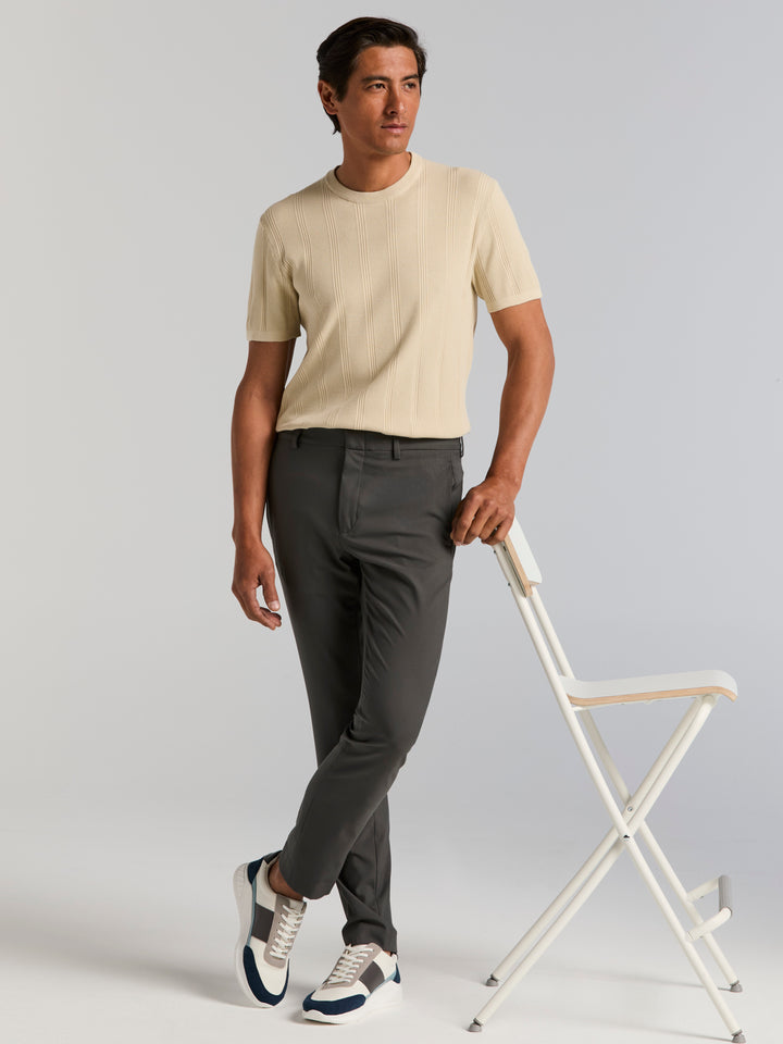 Very Slim Fit Tech Portfolio Dress Pant (Asphalt) 