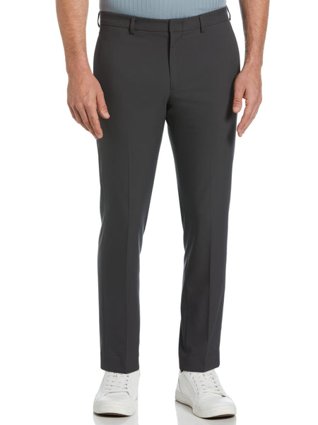 Perry Ellis Portfolio Men's Very Slim Fit Tech Portfolio Dress Pants in Ink/Blue, Size 36, 100% Polyester, Solid