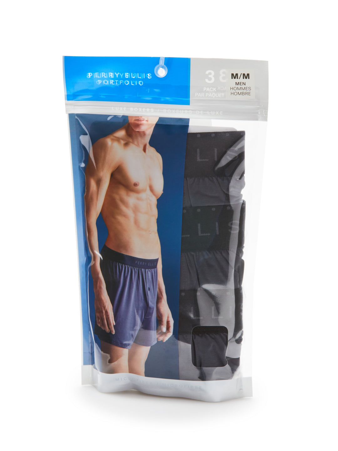 3 Pack All Black Boxer Short (Charcoal) 