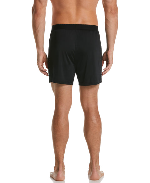 3 Pack Black Solid Luxe Boxer Short