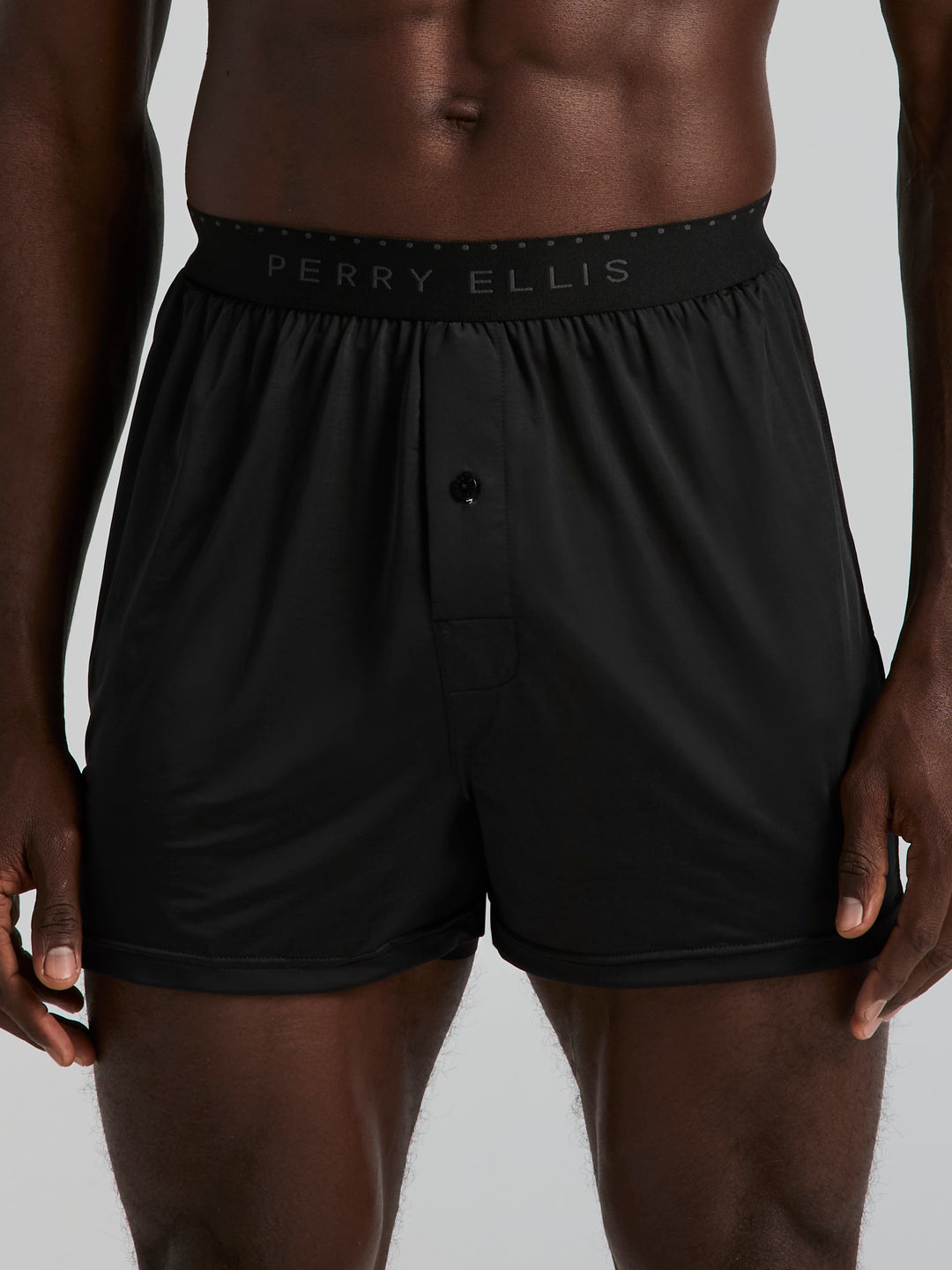 3 Pack All Black Boxer Short (Black) 