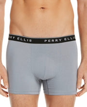 4 Pack Assorted Solid Stretch Boxer Brief Dark Sapphire Perry Ellis
