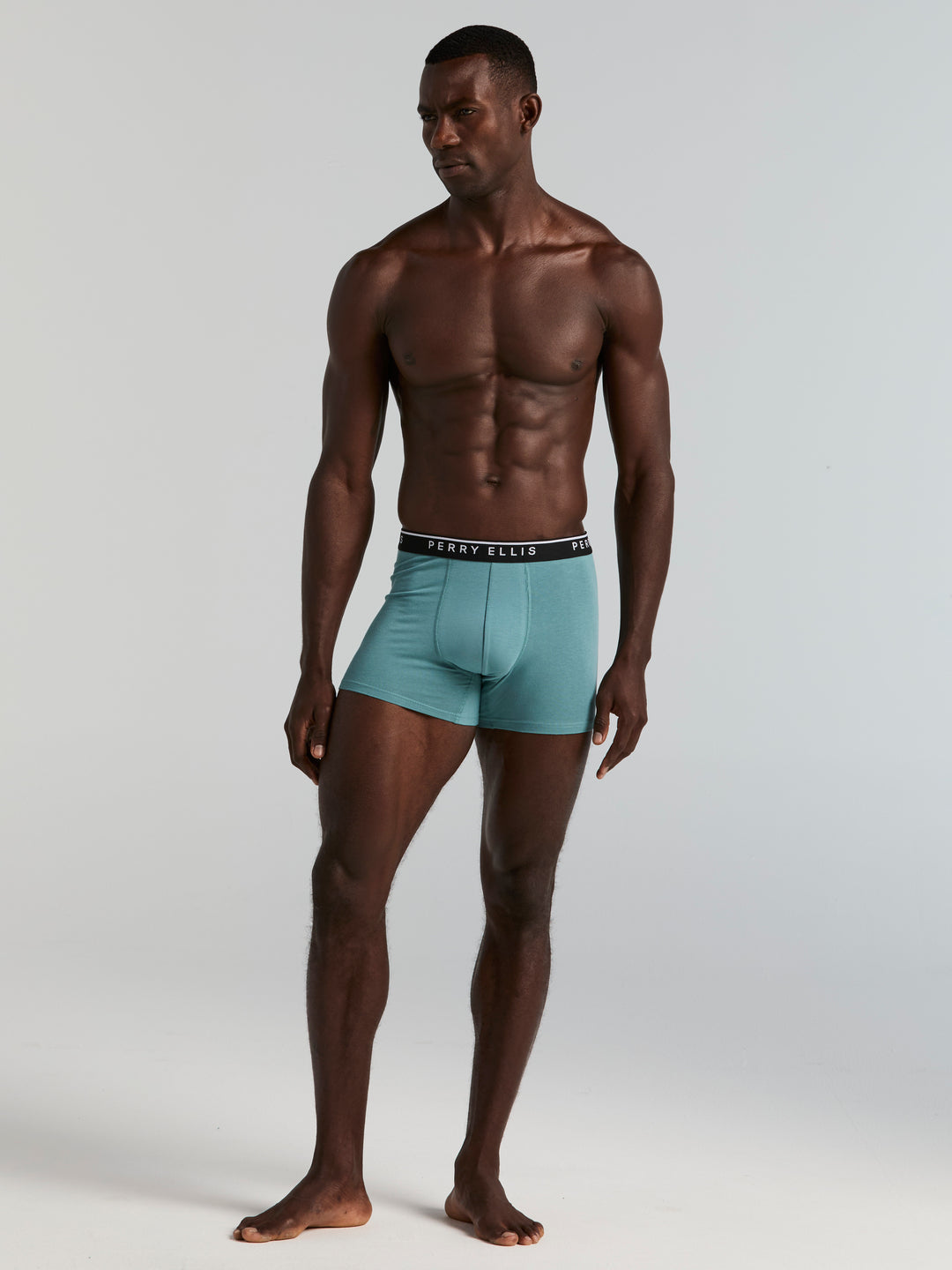 Solid Cotton Stretch Boxer (Trellis) 