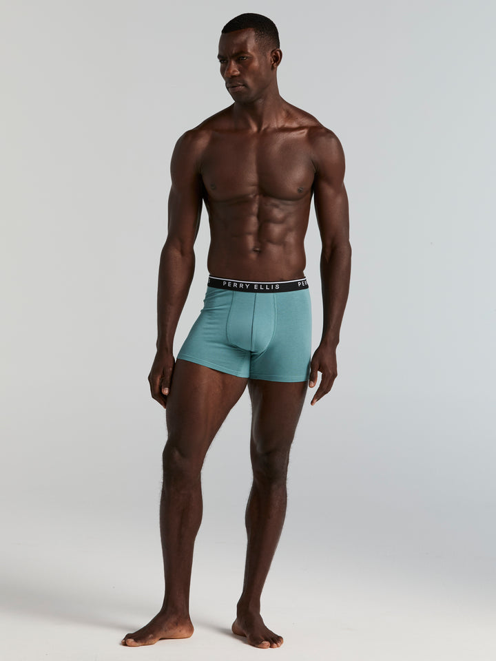 Solid Cotton Stretch Boxer (Trellis) 