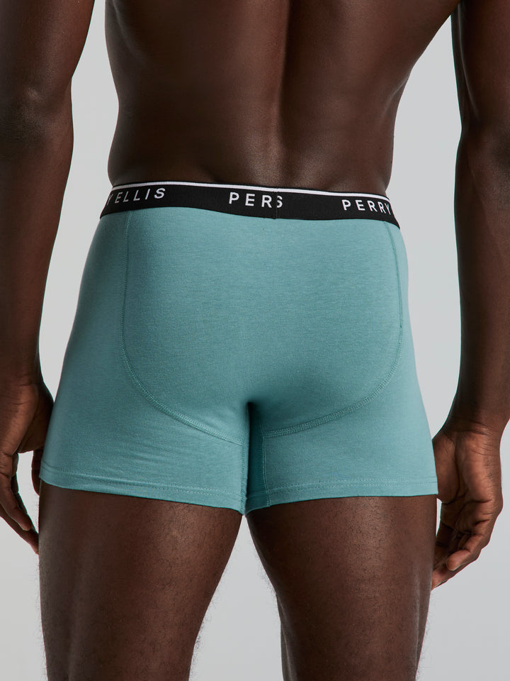 Solid Cotton Stretch Boxer (Trellis) 