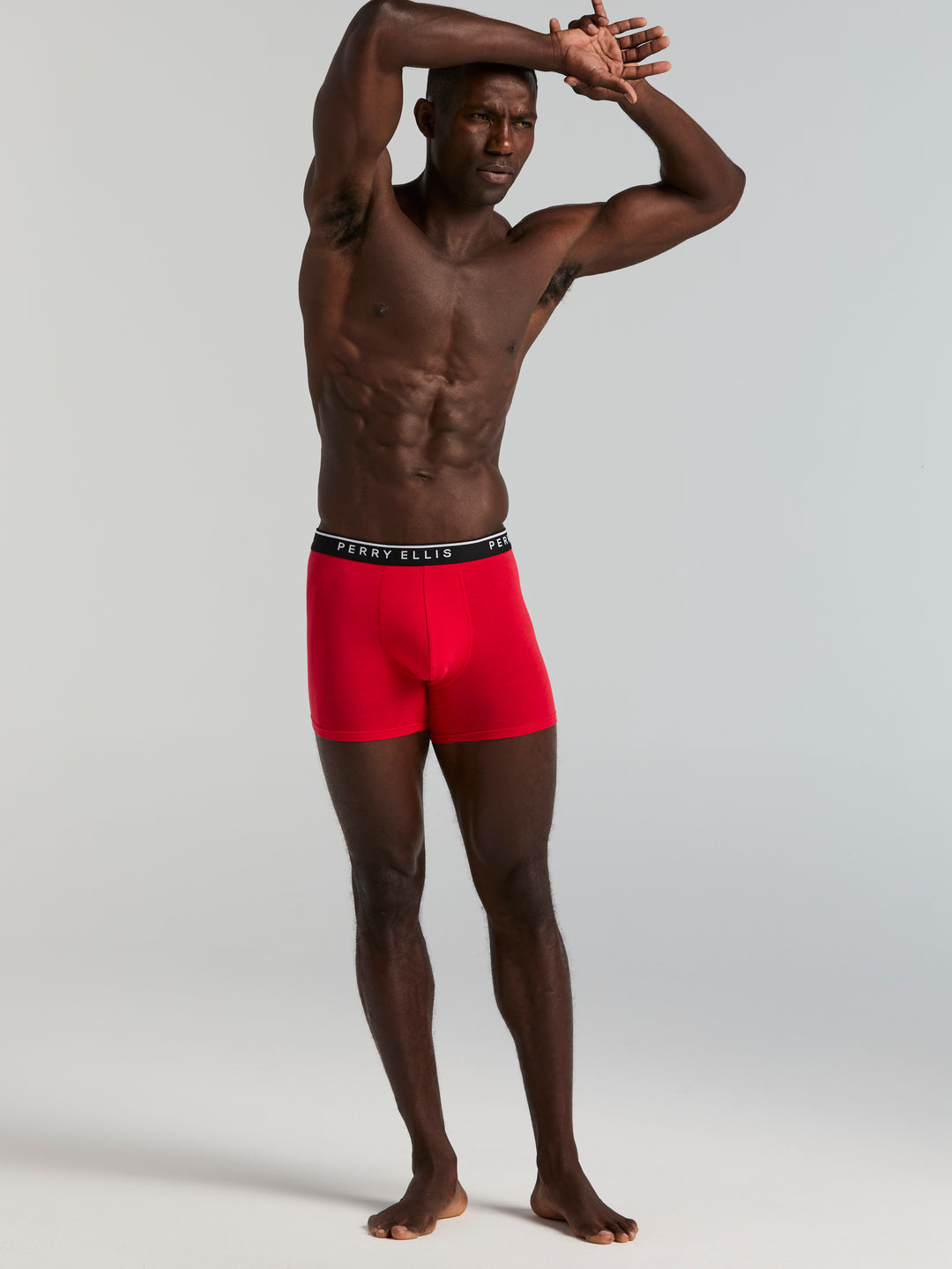 Solid Cotton Stretch Boxer (Ribbon Red) 