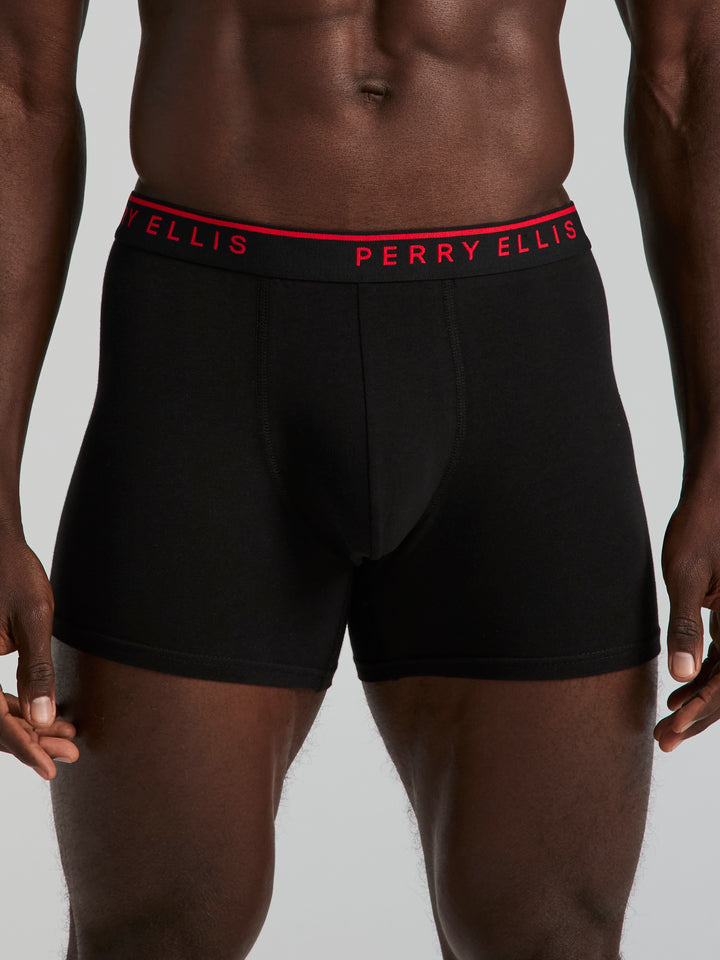 Solid Cotton Stretch Boxer (Ribbon Red) 