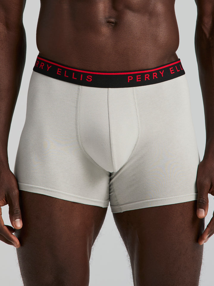 Solid Cotton Stretch Boxer (Ribbon Red) 