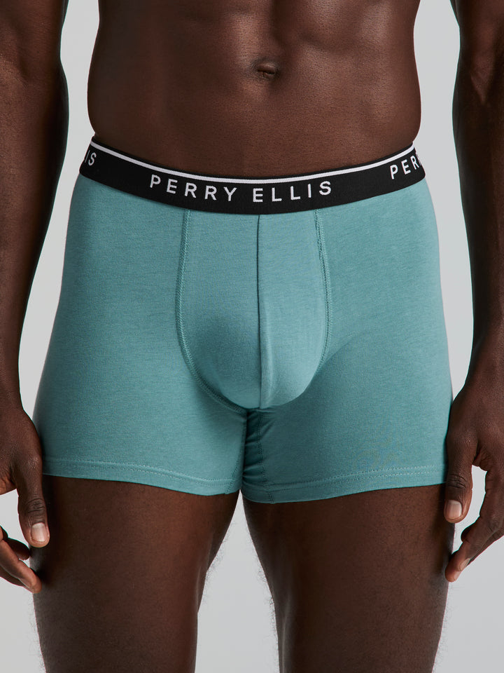 Solid Cotton Stretch Boxer (Trellis) 