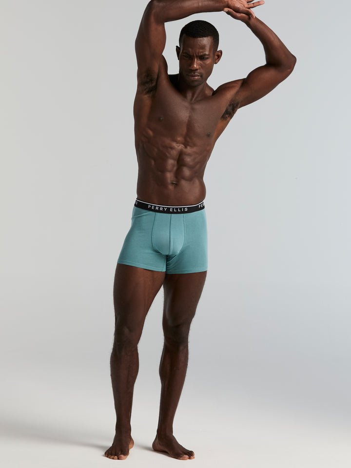 Solid Cotton Stretch Boxer (Trellis) 