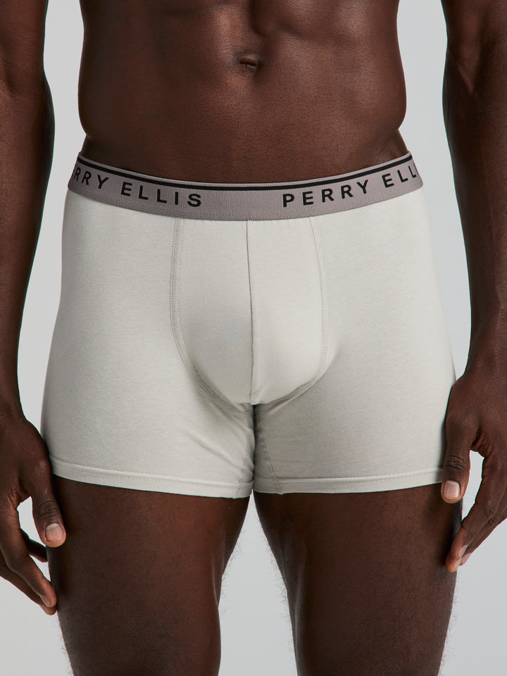 Solid Cotton Stretch Boxer (Trellis) 